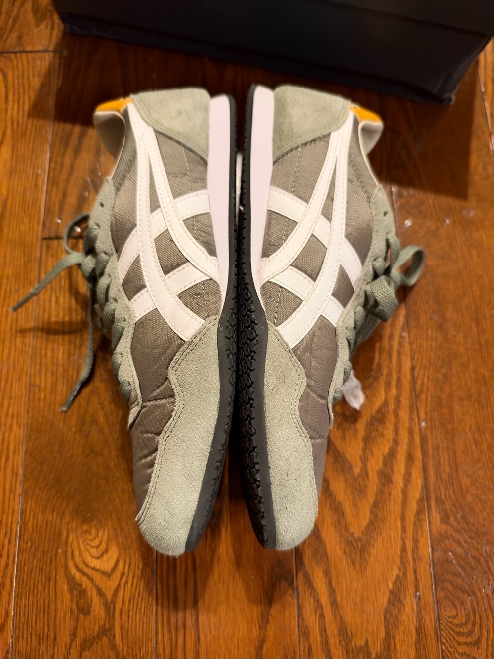 Onitsuka Tiger by Asics Olive Green & White Low-Profile Athletic Sneakers